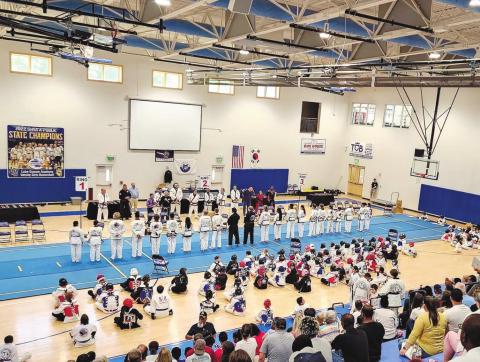 Martial artists from 12 martial arts schools came together at Lake Oconee Academy in to participate T. MICHAEL STONE/Staff
