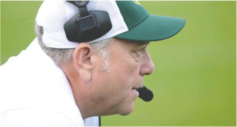 Gators head coach Jeff Ratliff is already looking past last week’s loss in Columbus to this Friday night in Macon against twotime defending 2A state champion Central Fellowship Christian Academy. IAN TOCHER/Staff