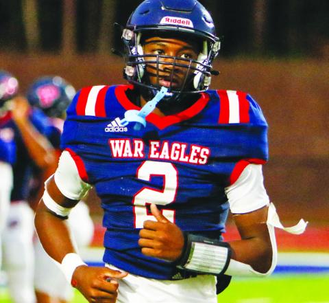 Robertson played quarterback and safety for the War Eagles the past four years. FILE PHOTO
