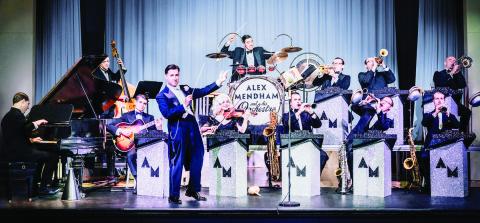 Alex Mendham and his ensemble played a dynamic program inspired by the jazz age. CONTRIBUTED