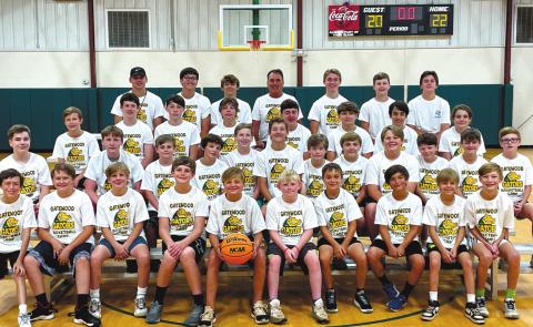 A total of 31 campers visited Gatewood for its basketball camp. CONTRIBUTED