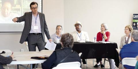Aspiring authors pay close attention as an instructor goes over material during a prior Georgia Writers Museum seminar similar to GWM’s Write on the Lake event scheduled for Feb. 21-23 this year. CONTRIBUTED