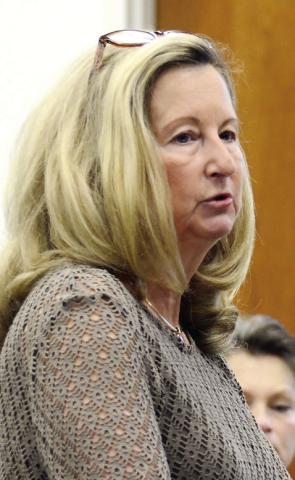 Putnam County resident Lesa Adams made an impassioned plea to the county commission for increased funding to Putnam General Hospital. (IAN TOCHER/Staff)