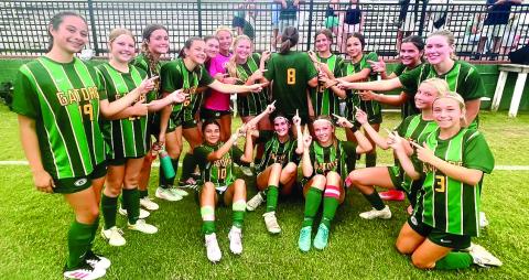 The Lady Gators are Elite Eight bound after defeating Covenant Academy of Macon 8-0 on Friday, May 9. CONTRIBUTED