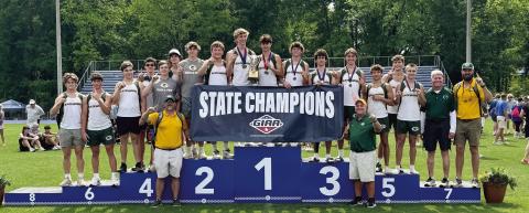 Last week, the Gatewood boys’ track and team won the GIAA Class AA state championship in Columbus. CONTRIBUTED