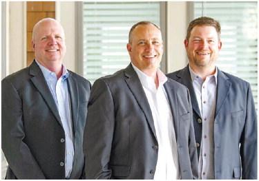 Chris Hewatt, Rich Johns and Bob Miller with Alliance Home &amp; Land Group earned the Luxury Collection Specialist accreditation. CONTRIBUTED