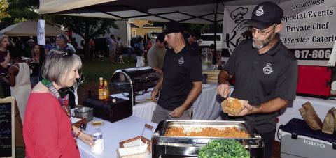 The annual Taste of Eatonton event on The Plaza lawn serves up a wide variety of tasty dishes at an affordable price from several local eateries. IAN TOCHER/Staff