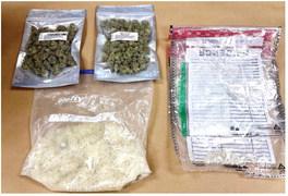Medical grade marijuana and a partially-filled bag of crystalized methamphetamine were recovered after a Putnam County investigation and high-speed car chase in Madison. CONTRIBUTED