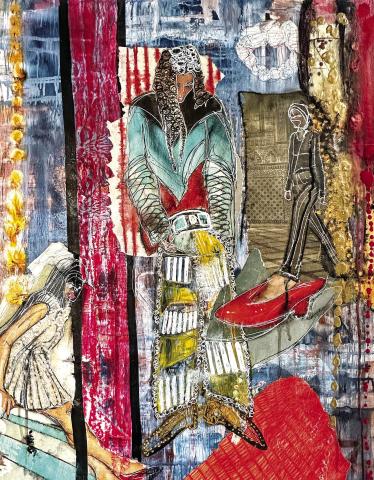 “Red Shoes and the Blues,” by Atlanta-based artist Royce Soble, will be exhibited among the works in STMA’s “Queer Perspectives” show for the rest of this year and early 2025. CONTRIBUTED