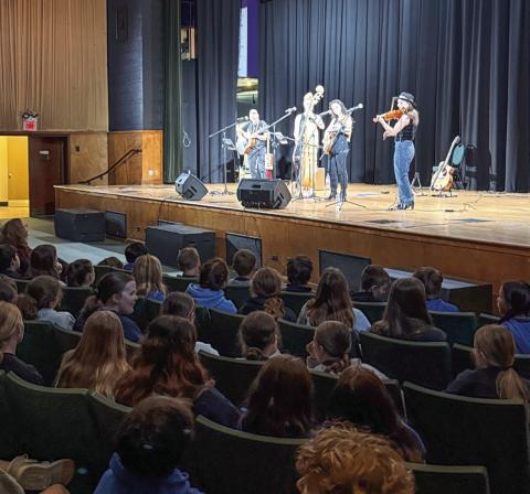 Live performances represent a big part of Oconee Performing Arts Society’s commitment to exposing local students to world-class entertainment experiences. CONTRIBUTED