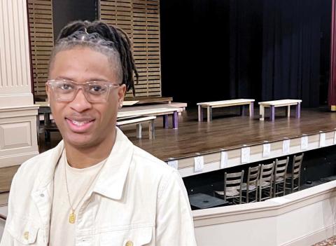 Rashawd Ford will make his directorial debut late this month at The Plaza in a musical version of Alice Walker’s “The Color Purple.” IAN TOCHER/Staff