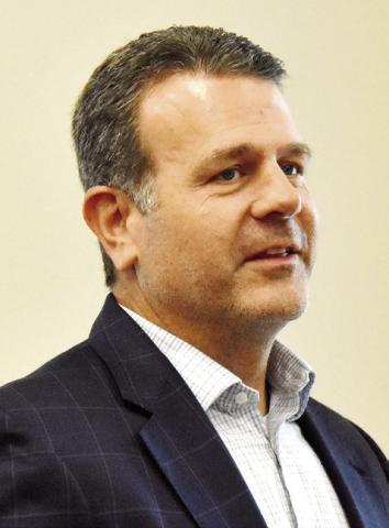 PCHS Principal Dr. Andrew Cooper revealed at a recent Board of Education meeting that he competed for the first time ever last month in a USA Powerlifting event. IAN TOCHER/Staff