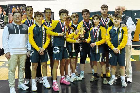 Gatewood’s wrestling team is sending all 10 of its wrestlers to the GIAA traditional state duals in Gainesville. CONTRIBUTED