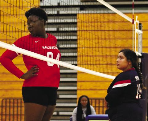 PCHS volleyball battles Baldwin and Davidson