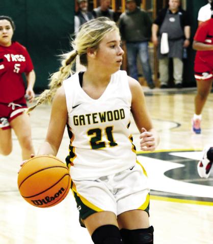 Carly Cannon was a mainstay on last season’s girls’ basketball team for Gatewood, but now as one of just two seniors on the roster, her experience has become even more valuable. IAN TOCHER/Staff