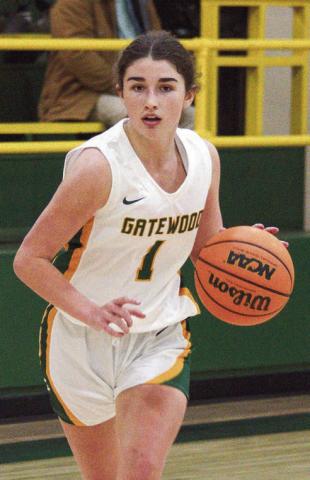 Sophomore guard Lauren Paxson had a strong game for the Lady Gators Monday night in a 58-31 win over JHA. IAN TOCHER/Staff