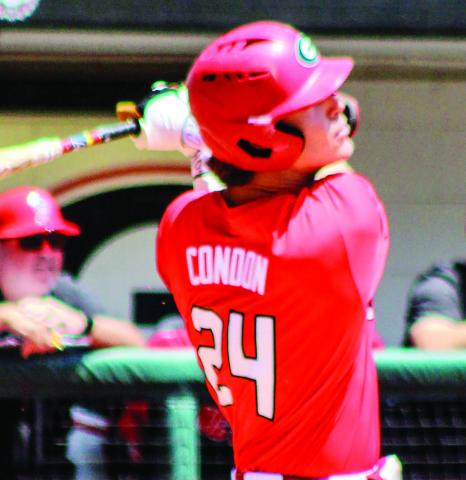 Georgia baseball player Charlie Condon broke the alltime program home run record earlier this season. SKYLA MORRIS/Staff