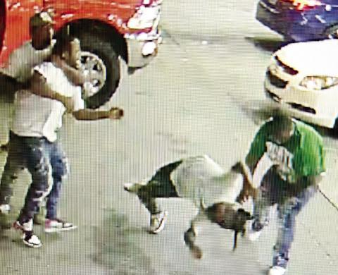 Around 3:15 a.m. April 28, Eatonton Police Officer Jeremy McClure responded to a call of a fight at the Jet No. 44 Food Mart at the intersection of Gray Highway and U.S. 441 Eatonton Bypass. (CONTRIBUTED)