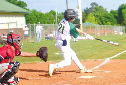Ames Johnson (21) picked up a hit, scored a run and made a sterling defensive play that may have saved a run. T. MICHAEL STONE/Staff