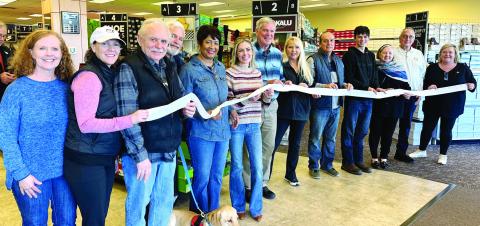 The Rotary Club of Greene and Putnam Counties took dozens of local students to Augusta to choose new shoes, a backpack and pair of socks. CONTRIBUTED