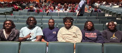 The Putnam County football team had six players participate in the Battle of the Rock camp over the weekend. CONTRIBUTED