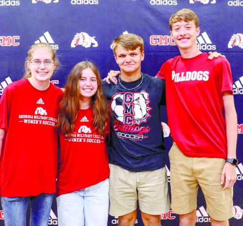 Pictured left to right: Ryley Taylor, Emma Evans, Levi Ward and Colby Avery. CONTRIBUTED