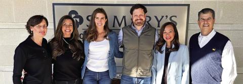(L-R): Patty Dailey and Lisa Tubbs, gala committee members; Hailey Ruhl and Jep Pound, DreamBuilt team; Riezl Baker, gala chair and hospital foundation board member; and Chuck Shaheen, gala committee member. CONTRIBUTED