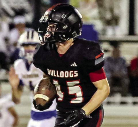 GMC Prep running back Evan Stansey returns in 2026 after leading the Bulldogs in rushing last season. TREY NORRIS/Staff