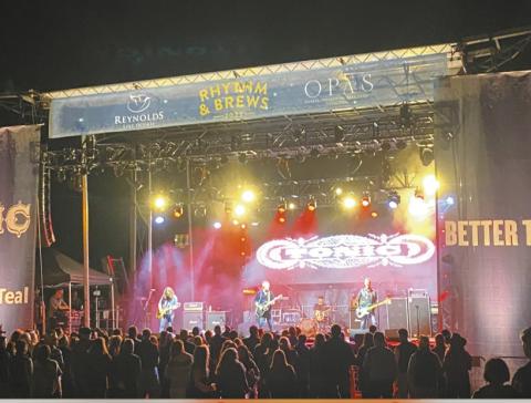 Tonic (above) gave a great performance Oct. 21 as the opening act for headliner Better Than Ezra at the annual Rhythm and Brews event presented by OPAS at Reynolds Lake Oconee. CONTRIBUTED