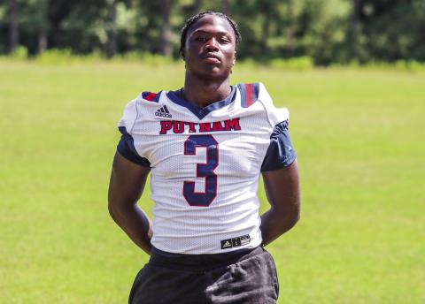 Daniel, a rising senior at Putnam County, currently has offers from Ole Miss, Appalachian State, Army, and Troy. (Photo/LANCE MCCURLEY)