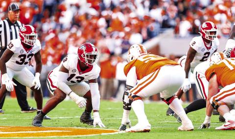 The Bulldogs will face Tennessee with Mykel Williams (13) and C.J. Allen (33, now 3). The two are set to make an impact. Smael Monden (2) is hopeful to return to the starting lineup. UGA ATHLETICS