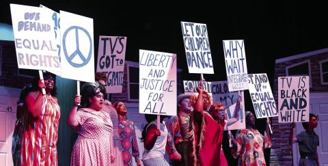 “Hairspray, The Musical” is much more than just an entertaining song-and-dance show (though it does qualify there, too); it also provides strong social commentary on 1960s American history, culture, and race relations. IAN TOCHER/Staff