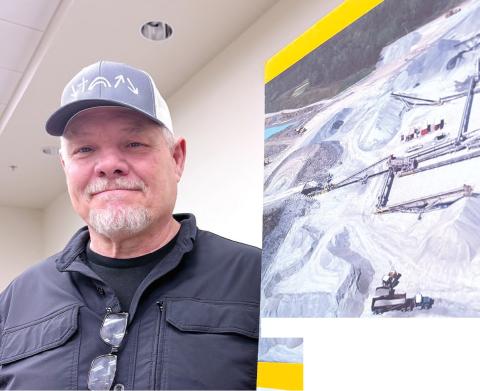 John Cross, co-owner of Putnam County Stone, is a 20-plus-year quarry veteran who hopes to establish a new granite quarry alongside Dennis Station Road in southwest Putnam County. IAN TOCHER/Staff