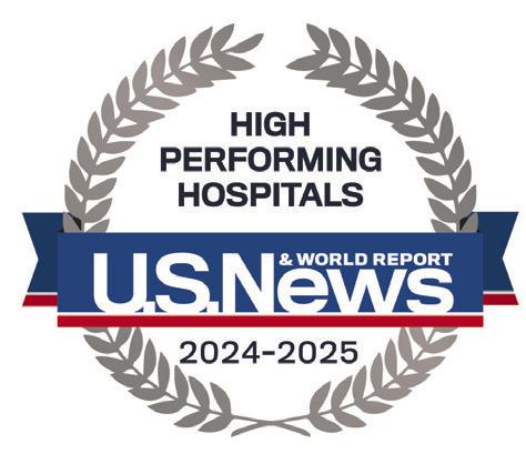 For the second straight year, St. Mary’s Hospital in Athens has been named by U.S. News & World Report to its 2024-25 Best Hospitals list as a High-Performing Hospital for heart attack, stroke, hip replacement, and knee replacement. (CONTRIBUTED)