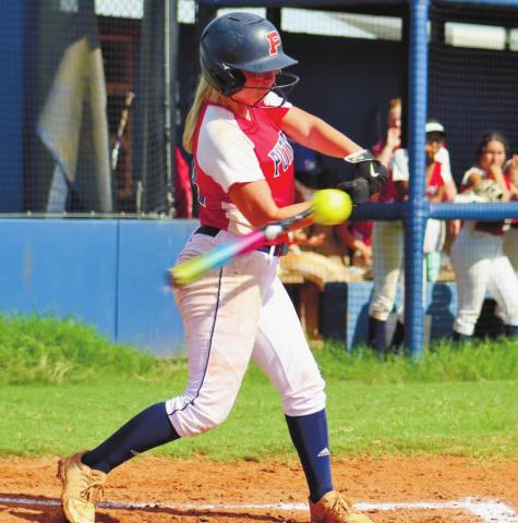 A double by Jada Mcderment gets the Putnam County team fired up.