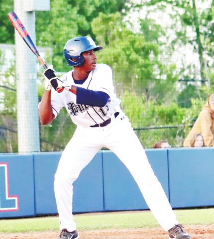 BJ Ruff (13) during an at-bat against Jefferson County last week. ARELLA CASH/Staff