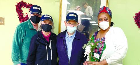 Kiwanis Club delivers Valentines to Health &  Rehabilitation Center. CONTRIBUTED