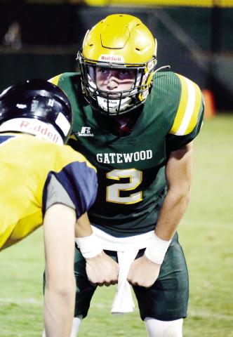 Gatewood junior Ben Brannen had a big outing at Flint River, scoring both of the Gators’ touchdowns last Friday. (IAN TOCHER/Staff)