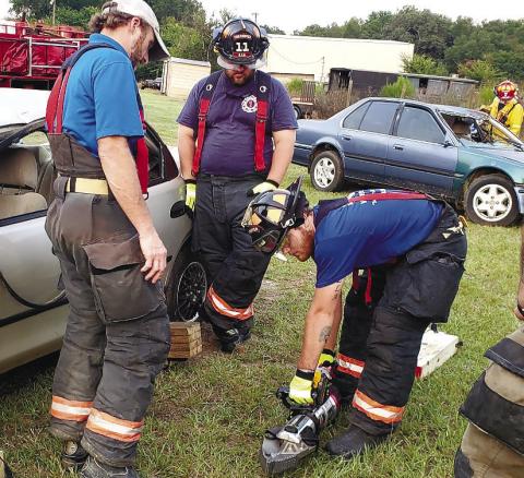 Learning to use the Jaws of Life to save lives