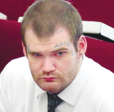 Defendant Ricky Dubose watches opening statements in Putnam County. COURT POOL COVERAGE