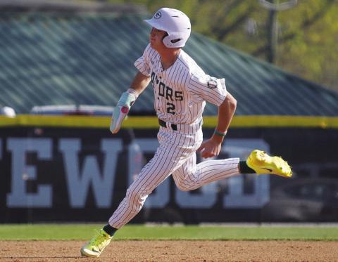 Ben Brennan had three hits and scored three runs in the Gators' 7-5 win vs Pinewood last Monday in Eatonton. TREY NORRIS/Staff