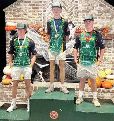 Seven Gatewood shooters made the All-State list, including Lawrey Benner, Carson Courchaine, Blake Daniel, Bryson Elwer, Carson Fried, Carson Lingle, and Wyatt Wojtas. CONTRIBUTED