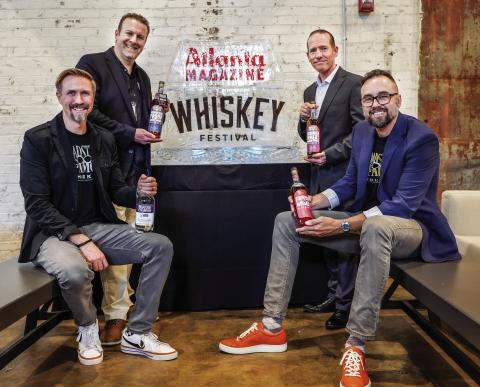 Broadstreet Infamous founder and CEO Lorenze Tremonti (back left) is joined by cofounders Peter Allen (Chairman, back right), Mark Matuszek (President, bottom right), and Leonard Rollman (Executive VP, bottom left). CONTRIBUTED