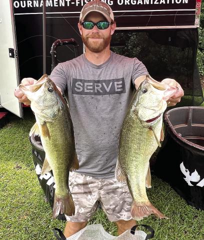 Byron Kenney with his award-winning fish. CONTRIBUTED