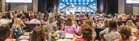 Executive Director of Circle of Love Kimberly Bennett speaks at the conference. LEIGH LOFGREN/Staff