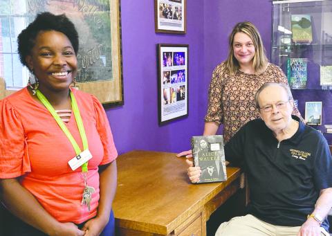 Alice Tallulah-Kate Walker, an Eatonton native, at the Eatonton-Putnam County Library. CONTRIBUTED