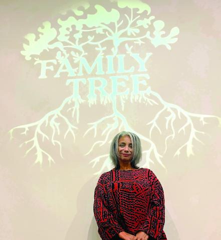 Filmmaker Jennifer MacArthur answered audience questions after screening her “Family Tree” at The Plaza late last month. IAN TOCHER/Staff