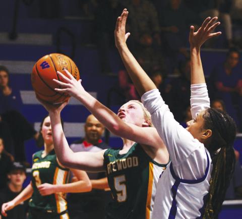 Gatewood freshman Bela Smith (5) has been a consistent performer this season, providing an offensive effort that promises to get even better as her high school career progresses. IAN TOCHER/Staff