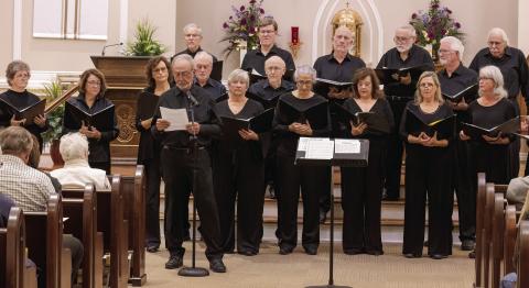 The East Georgia Concert Chorale performed “Hearts and Minds United in Song,” a benefit concert for the Lake Oconee Youth Alliance at Christ Our King and Savior Catholic Church. LEIGH LOFGREN/Staff