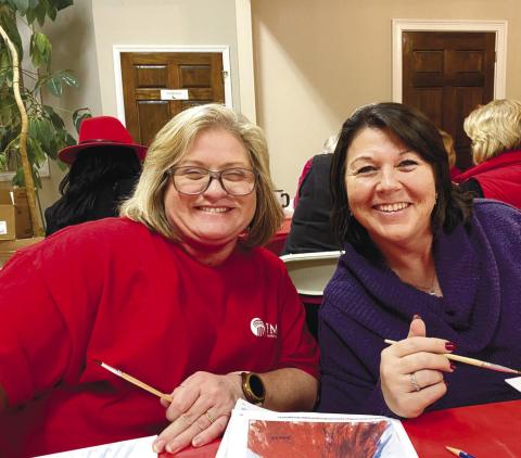 FMB representative Sheri Ezzard and PGH representative Laura Ladnier. CONTRIBUTED